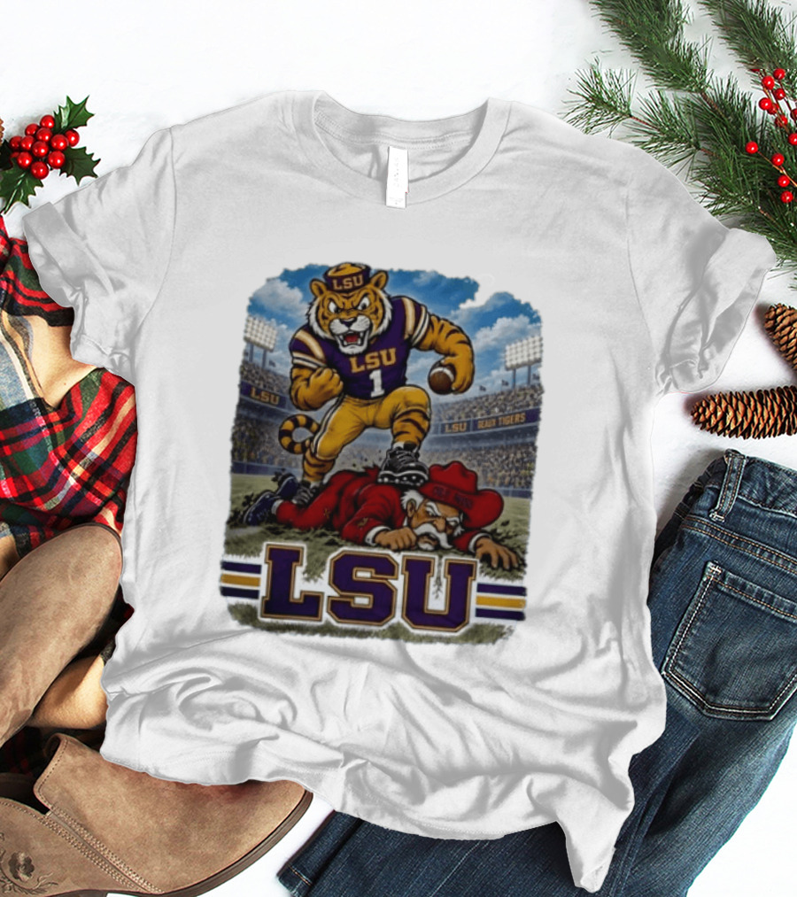 LSU Tigers Victory Over Ole Miss Rebels 2026 Football Rivalry T-Shirt
