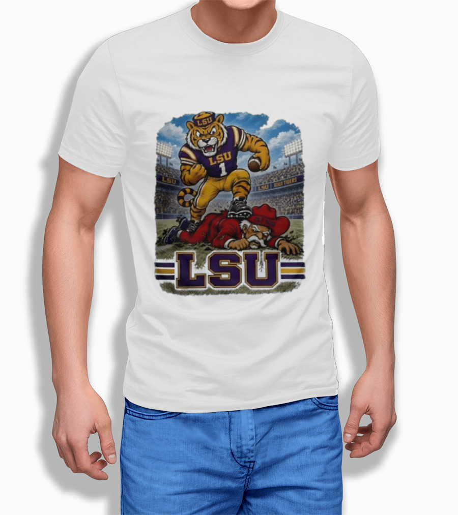 LSU Tigers Victory Over Ole Miss Rebels 2026 Football Rivalry T-Shirt