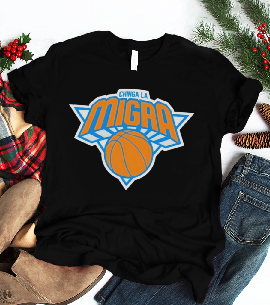 Chinga La Migra Basketball Protest T-Shirt