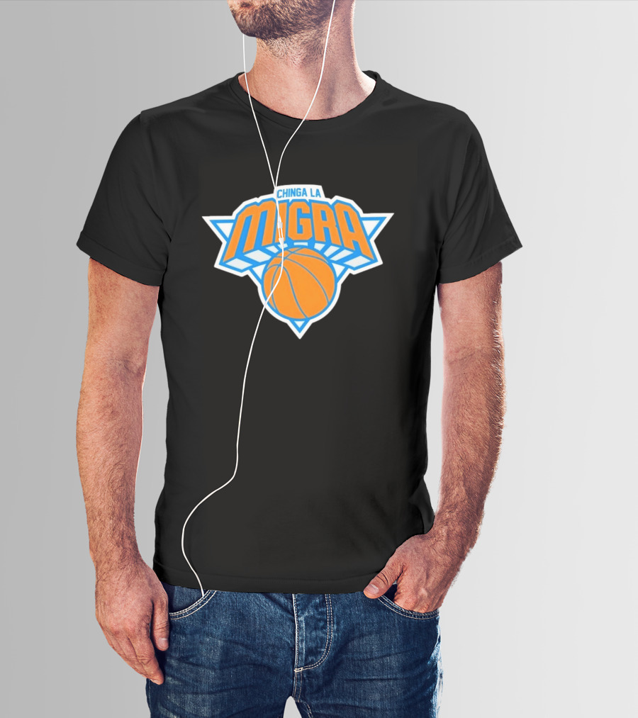 Chinga La Migra Basketball Protest T-Shirt