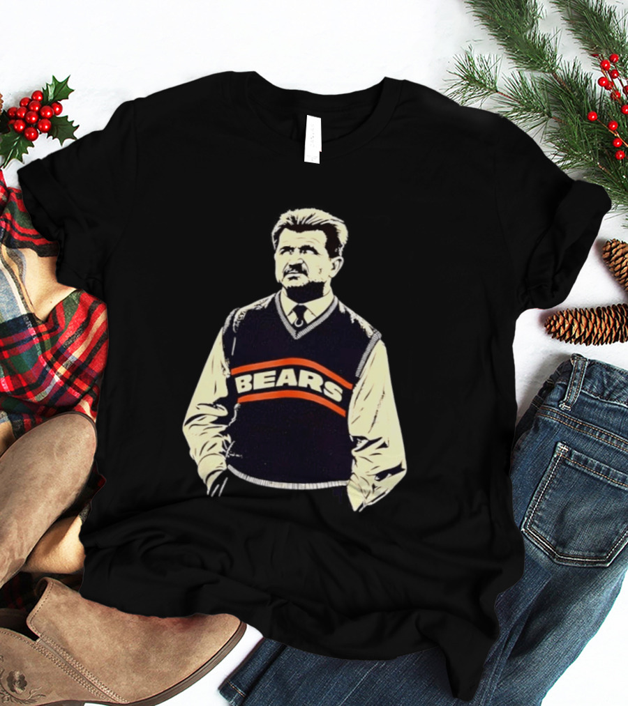 Legends DA Coach Chicago Bears Mike Ditka Bears Vest T-Shirt