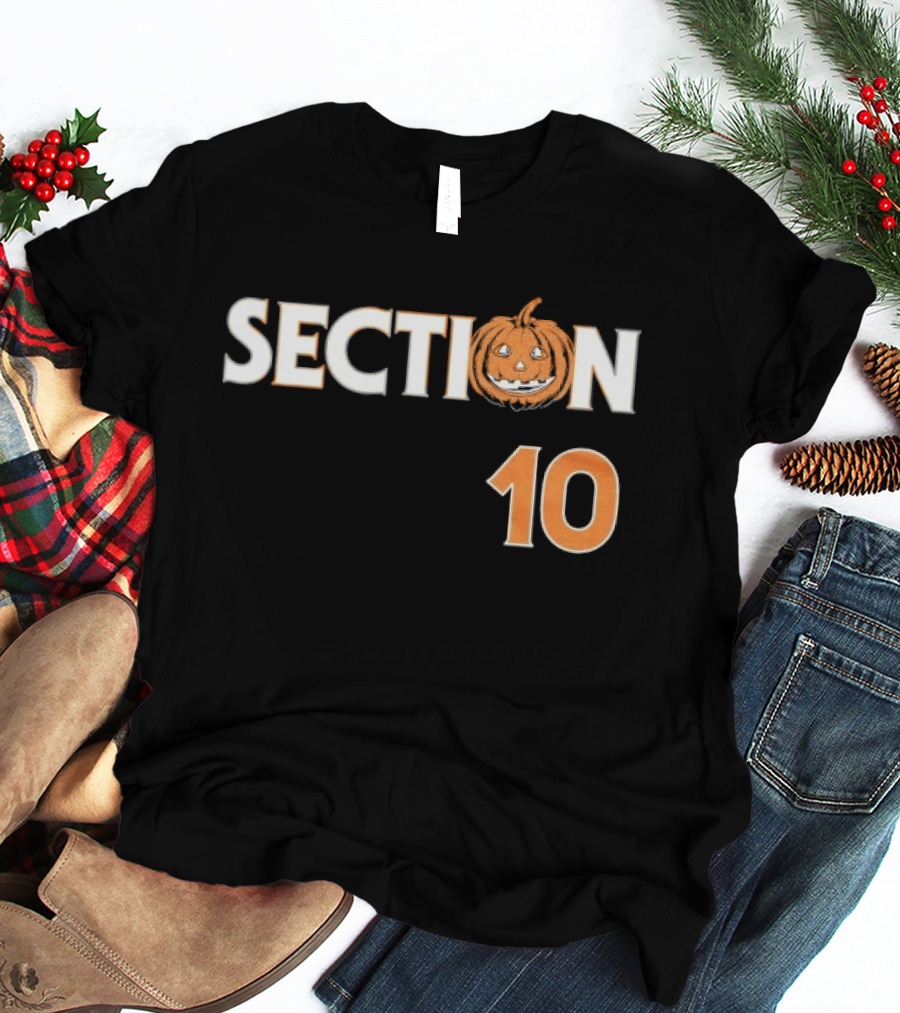 Section 10 Pumpkin Halloween Jack O' Lantern T-Shirt