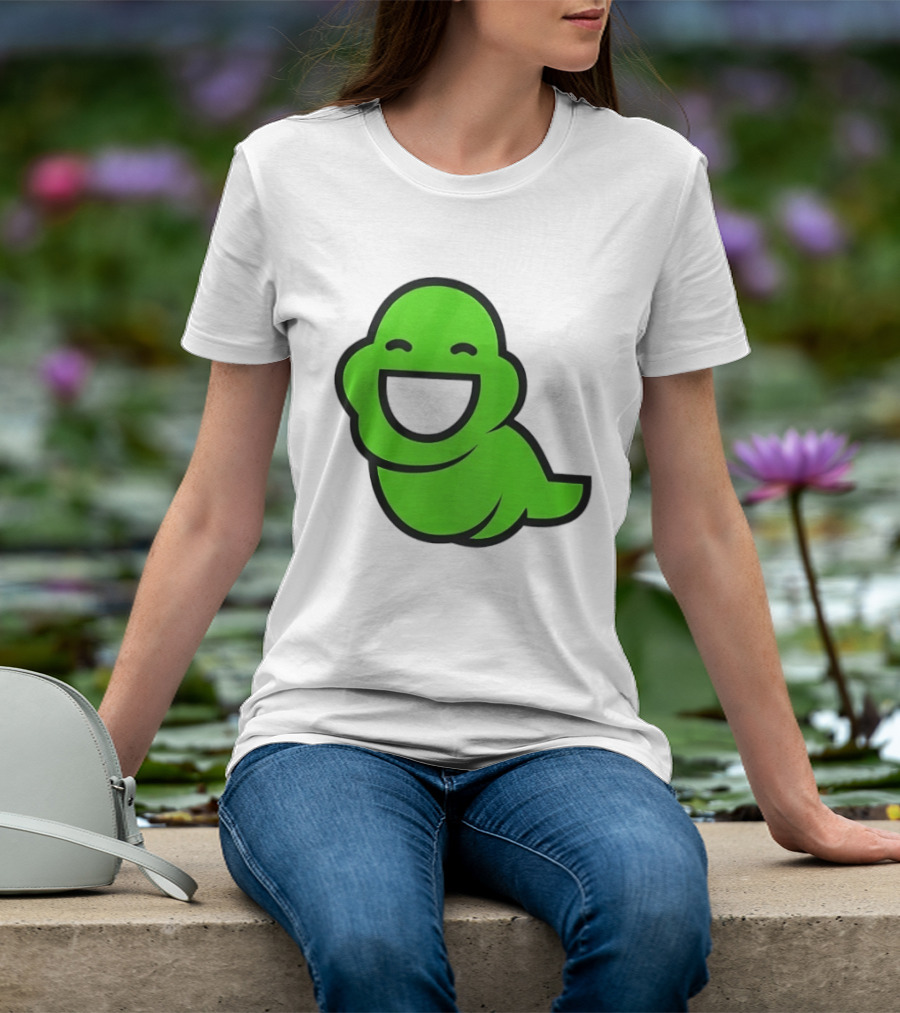 Homestuck John Egbert Slime Ghost Green Smiling T-Shirt