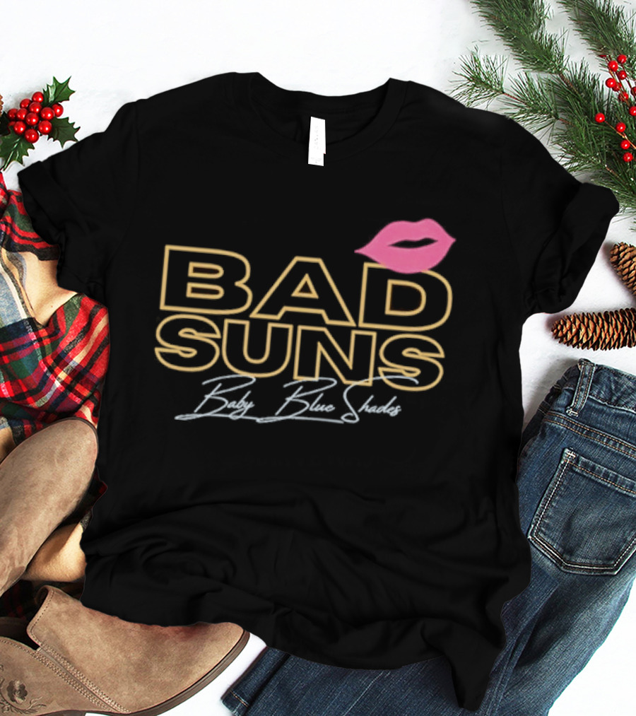 Bad Suns Baby Blue Shades Pink Lips T-Shirt