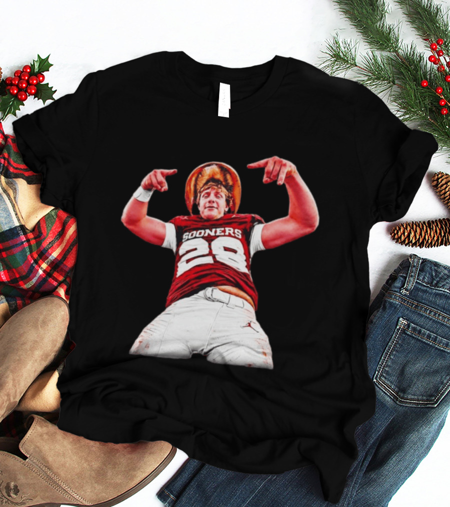 Danny Stutsman Sooners 2026 Red River Rivalry Horns Down OU Oklahoma T-Shirt