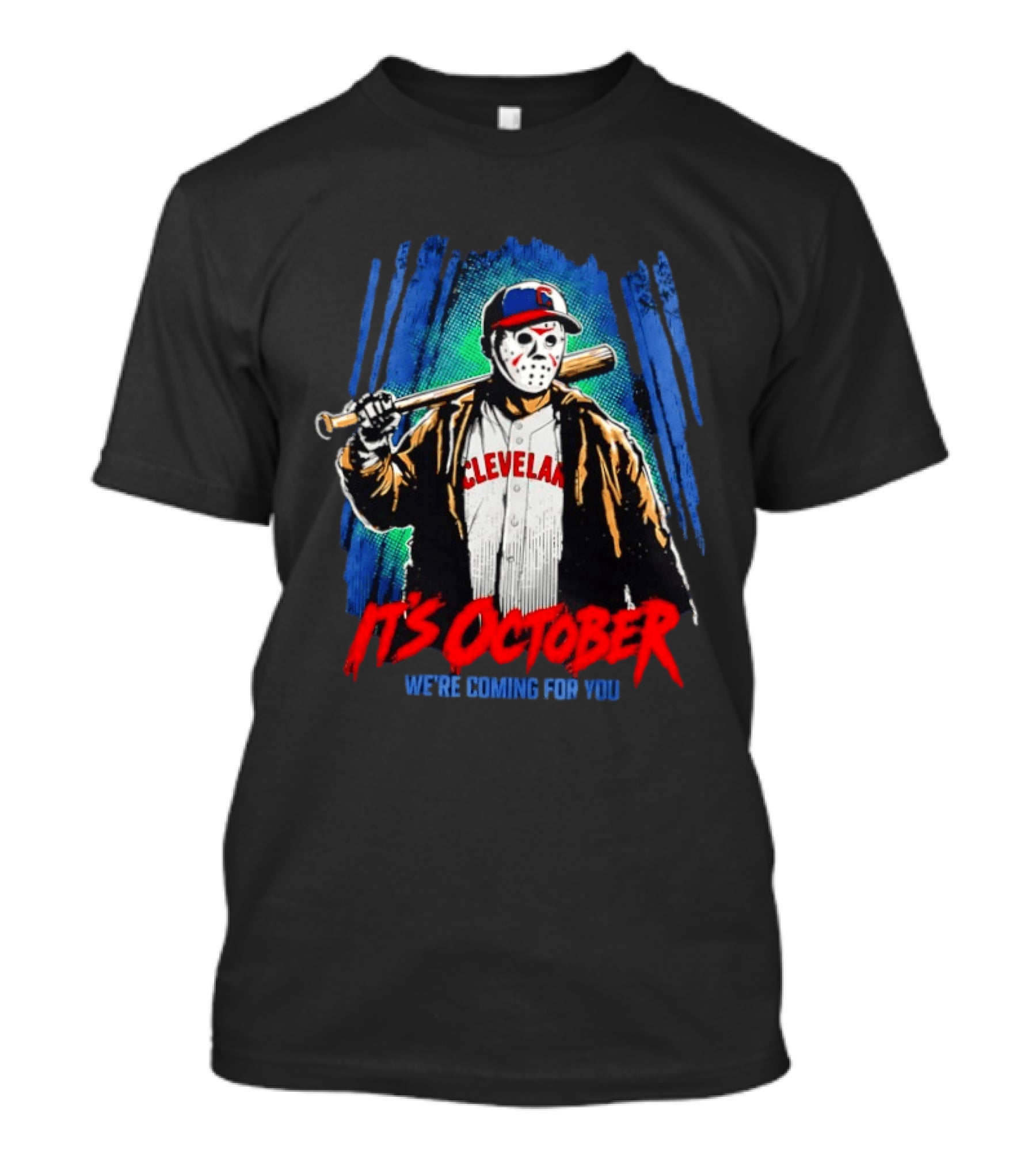 Cleveland Guardians Jason Voorhees It's October 2026 We're Coming For You Halloween T-Shirt