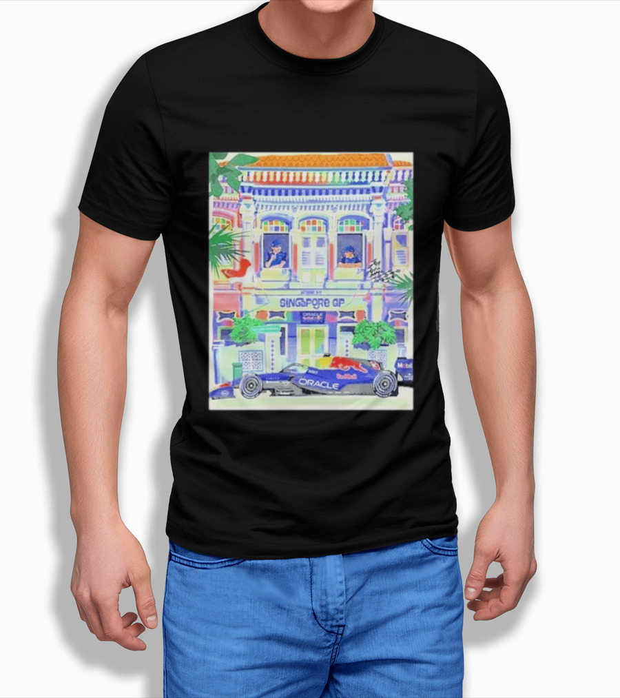 Max Verstappen Red Bull Racing Singapore GP October 9 11 2026 T-Shirt