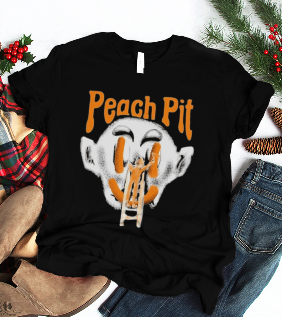 Peach Pit Face Painting Ladder T-Shirt