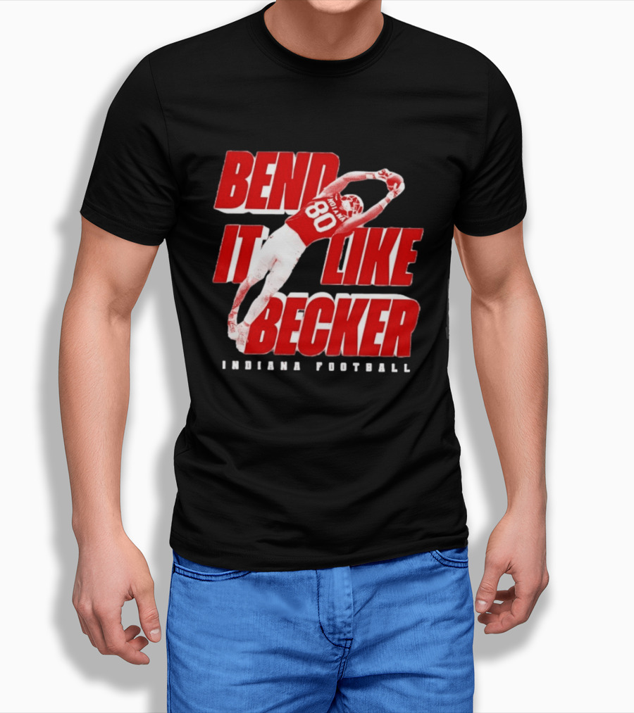 Indiana Football Bend It Like Becker T-Shirt