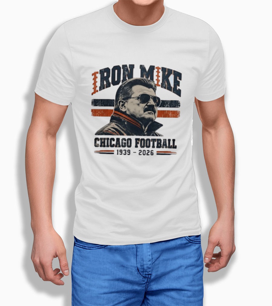 Chicago Bears Iron Mike Chicago Football 1939 2026 T-Shirt