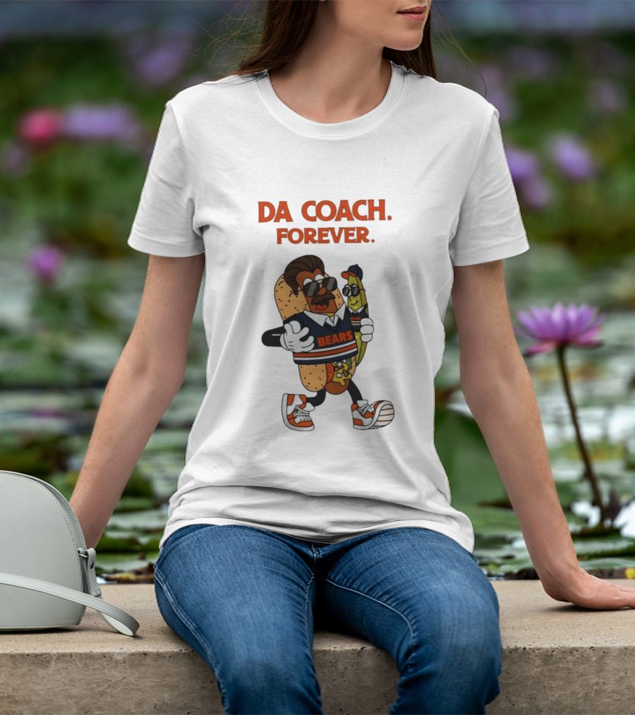 Da Coach Forever Bears Chicago Hot Dog T-Shirt