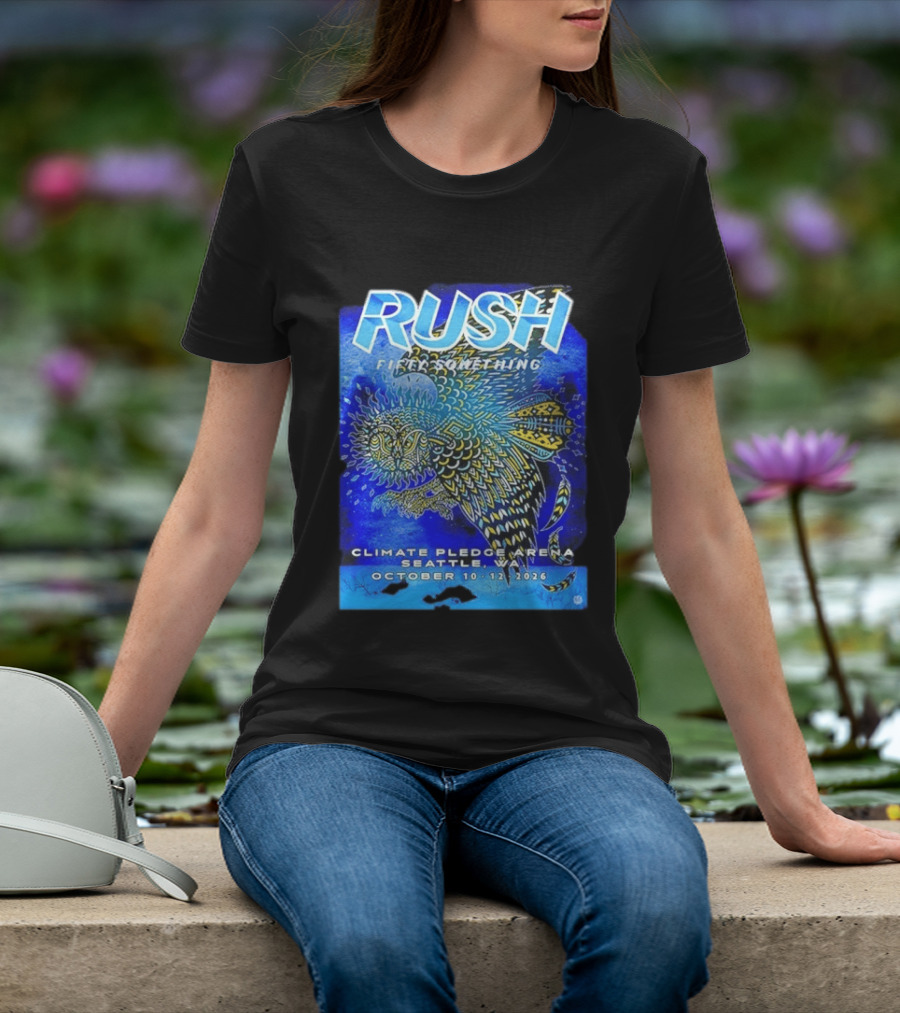 Rush Fifty Something Tour 2026 Climate Pledge Arena Seattle WA October 10 12 T-Shirt