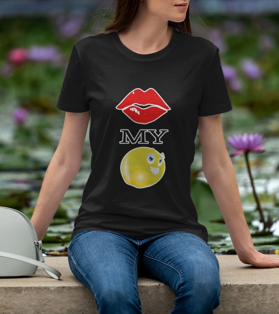Grimykids Store Kiss My Emoji T-Shirt