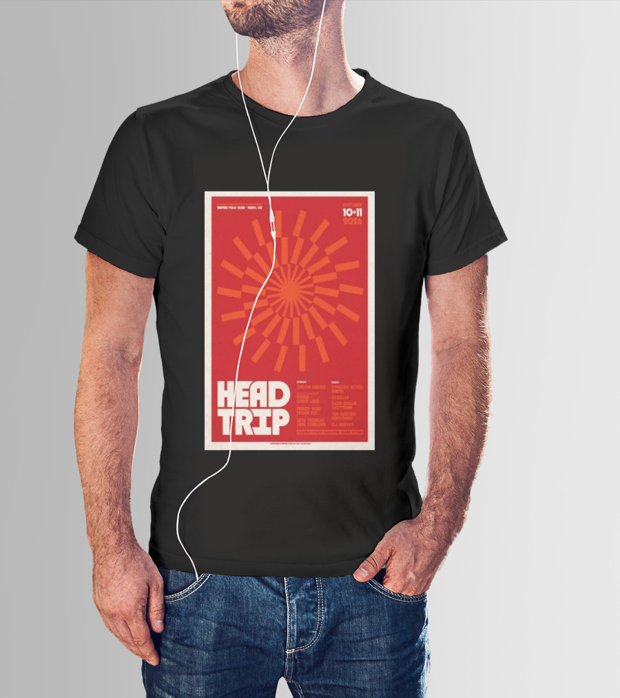Empire Polo Club Indio CA Head Trip October 10 11 2026 Lineup T-Shirt