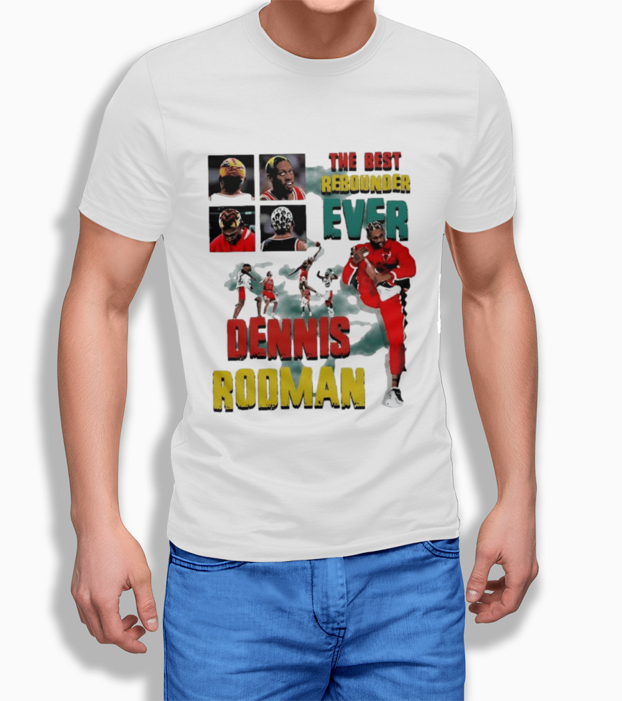 Dennis Rodman The Best Rebounder Ever Chicago Bulls Legend T-Shirt