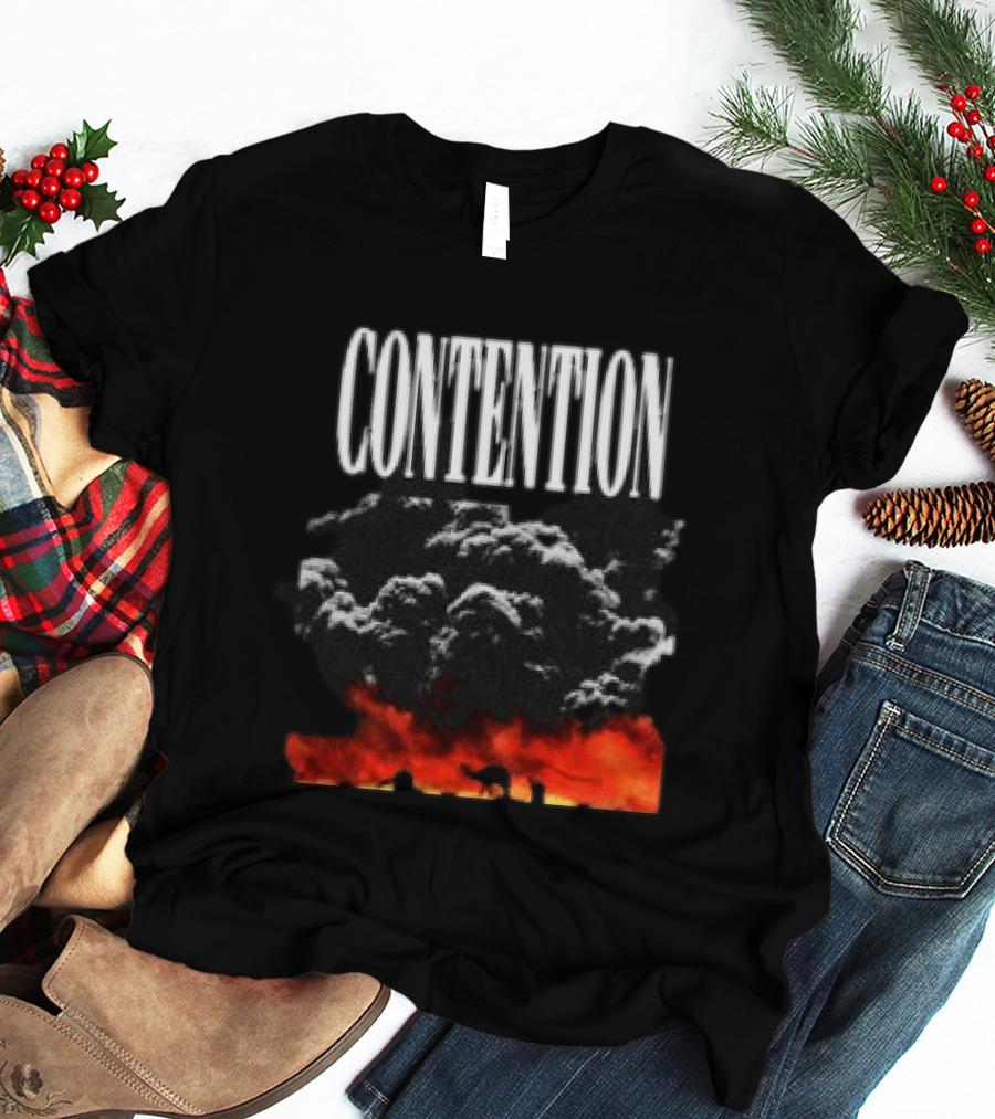 CONTENTION Xcontentionx Store Nuclear Summer Explosive Cloud T-Shirt