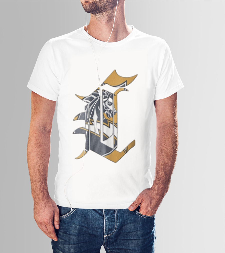 Los Angeles Chargers Old English Letter C Horse Head T-Shirt