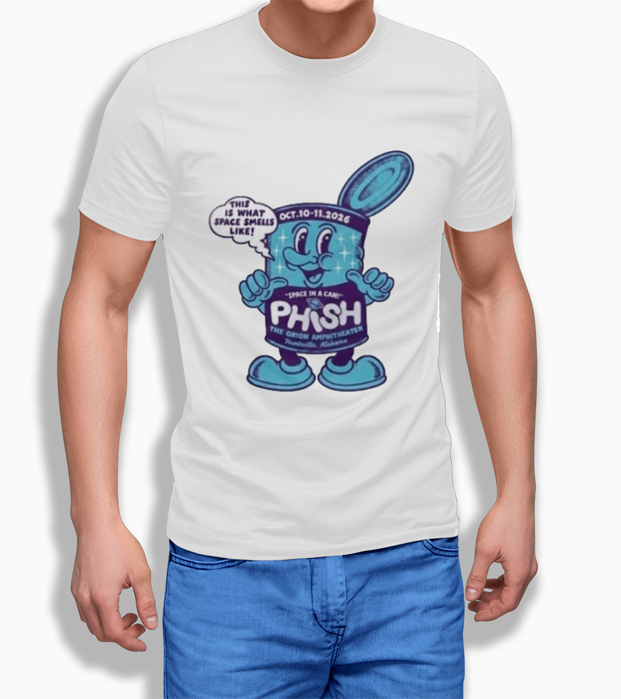 Phish Huntsville Alabama 2026 Space In A Can Event At The Orion Amphitheater October 10 11 T-Shirt
