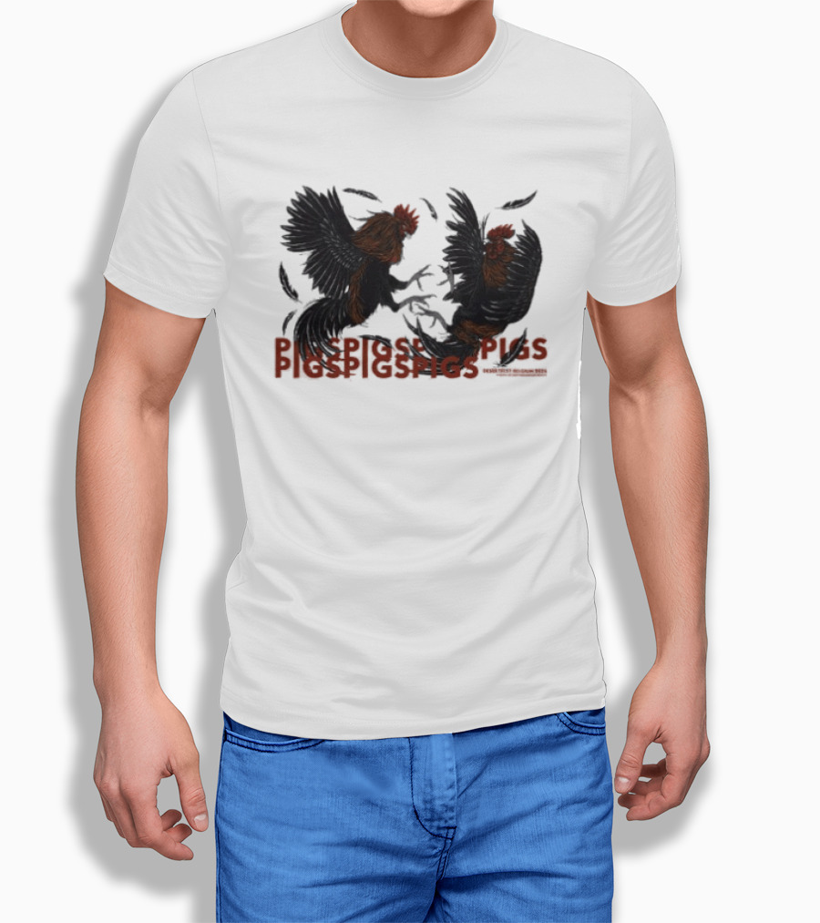 Pigs X7 Roosters Desertfest Band T-Shirt