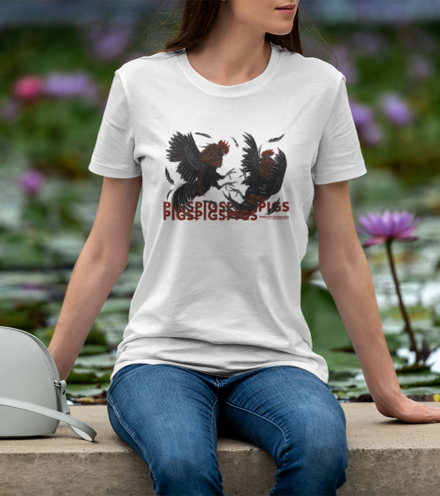 Pigs X7 Roosters Desertfest Band T-Shirt