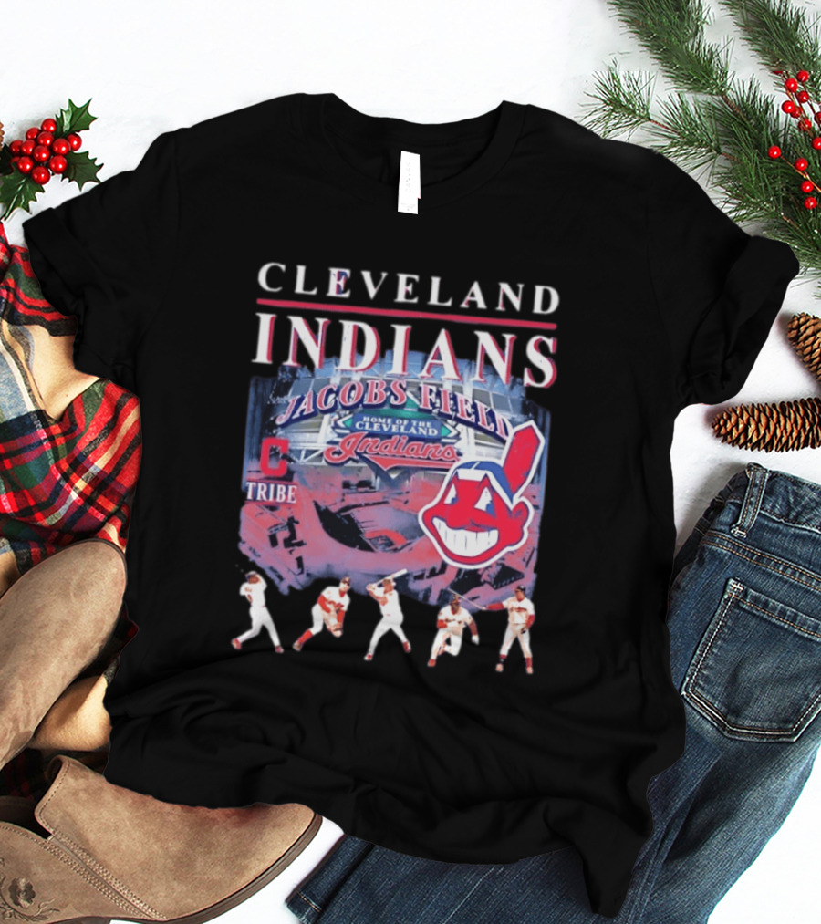 Cleveland Indians Jacobs Field Tribe Home Of The Indians T-Shirt