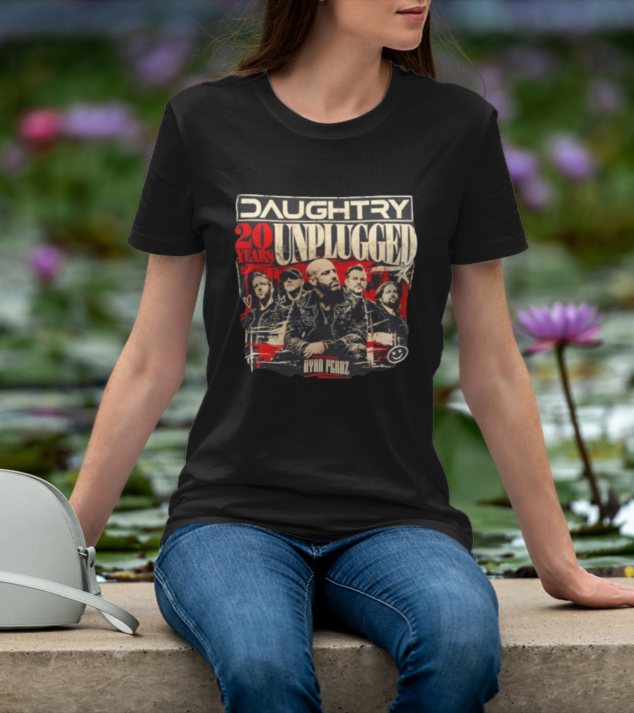 Daughtry Unplugged 20 Years Tour Featuring Ryan Perdz T-Shirt
