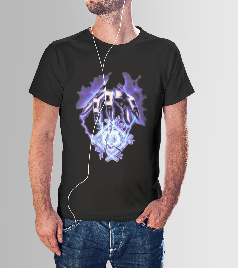 Hollowsquad La Grim Electric Lightning Skull And Claws T-Shirt