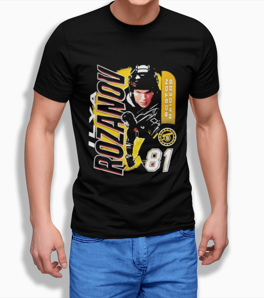 Rozanov Boston Raiders Hockey 81 T-Shirt