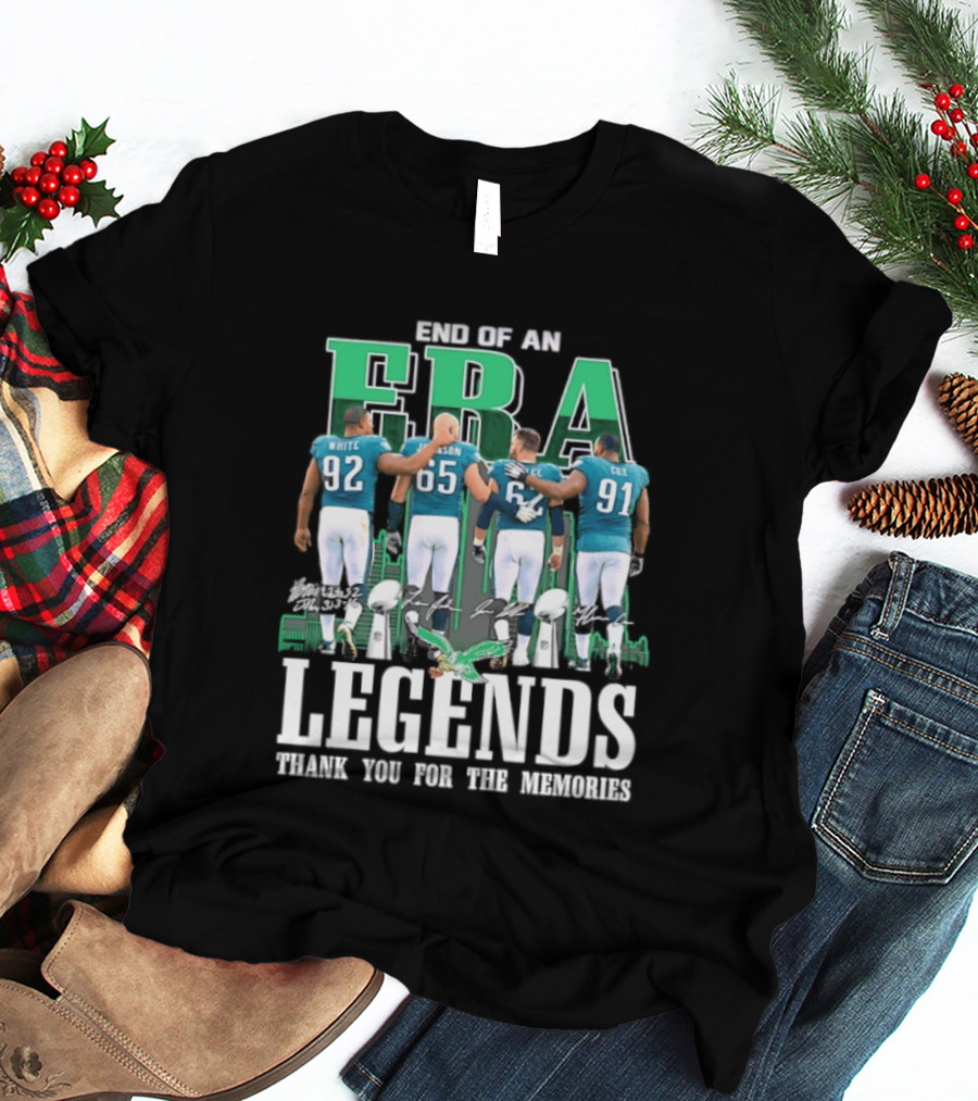 End Of An Era Legends Thank You For The Memories T-Shirt
