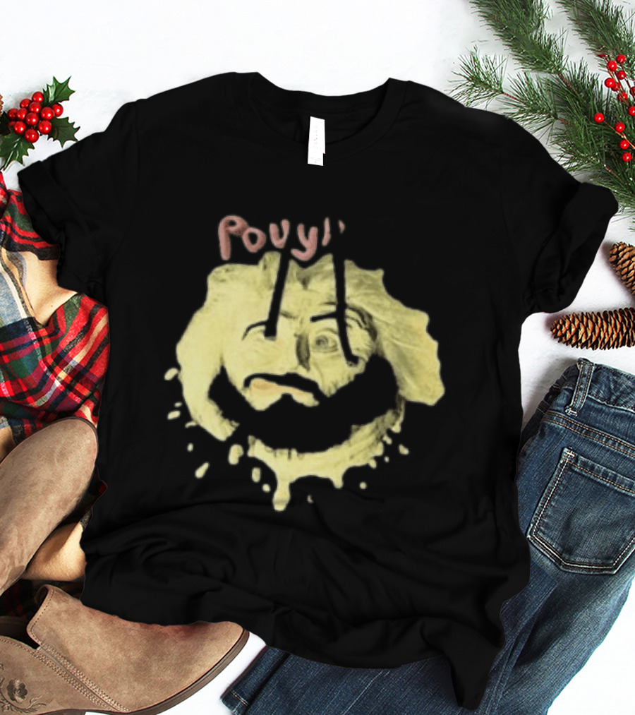 Pouya Clay Melted Smiley Face T-Shirt