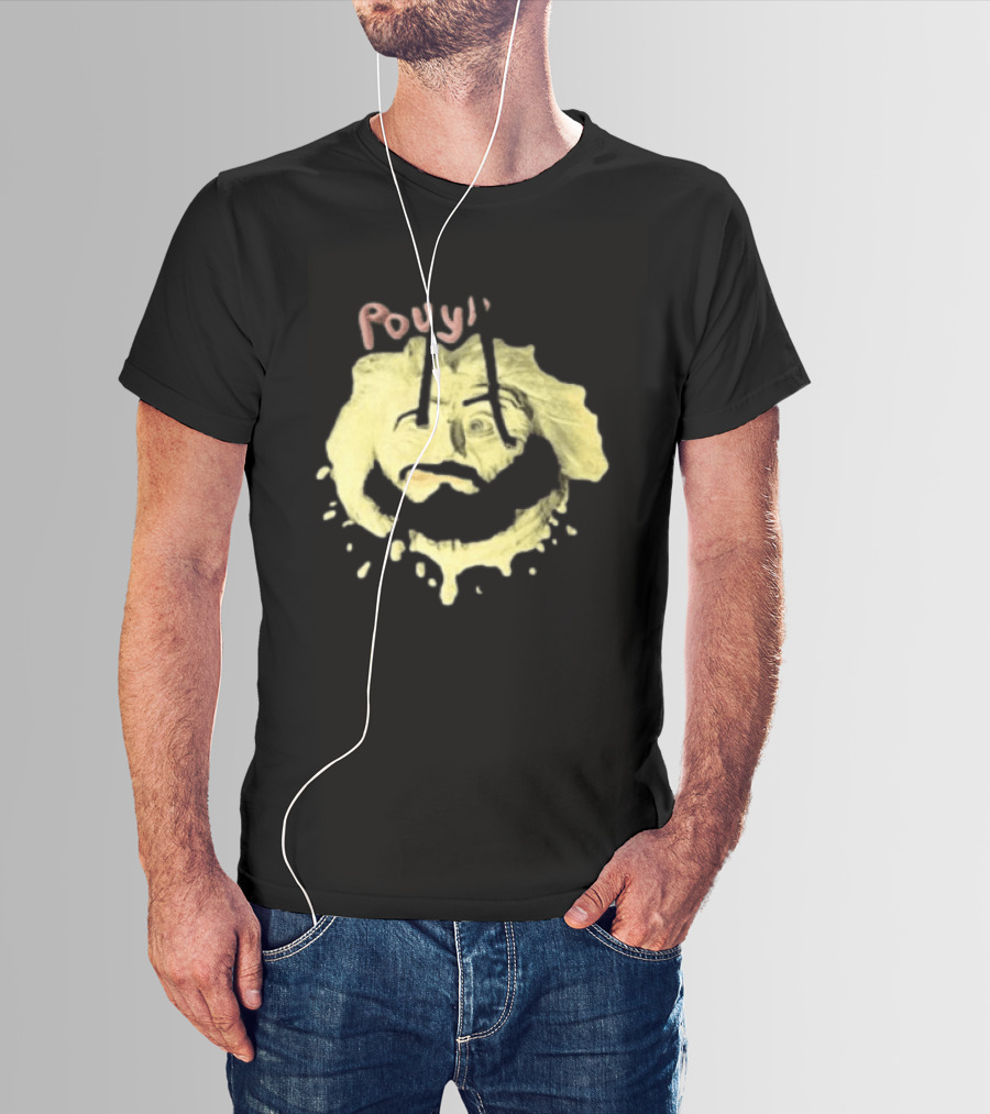 Pouya Clay Melted Smiley Face T-Shirt