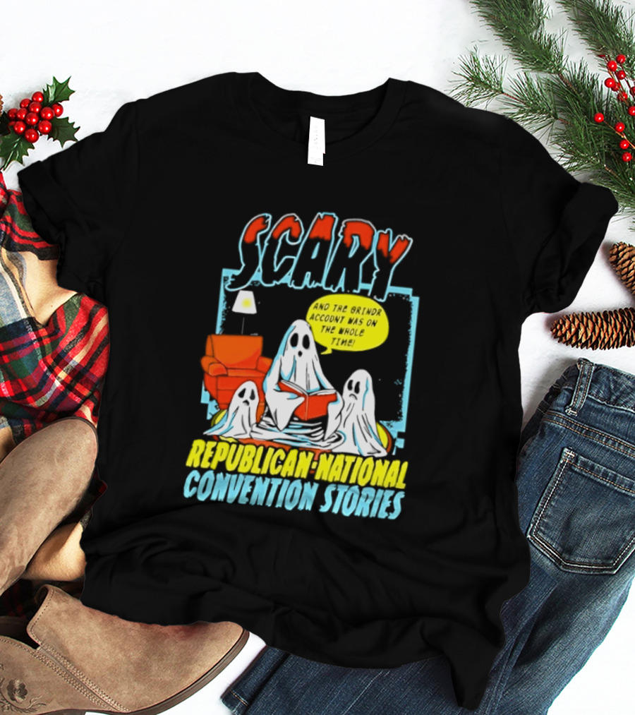 Scary Republican National Convention Stories Ghosts Reading Tales T-Shirt