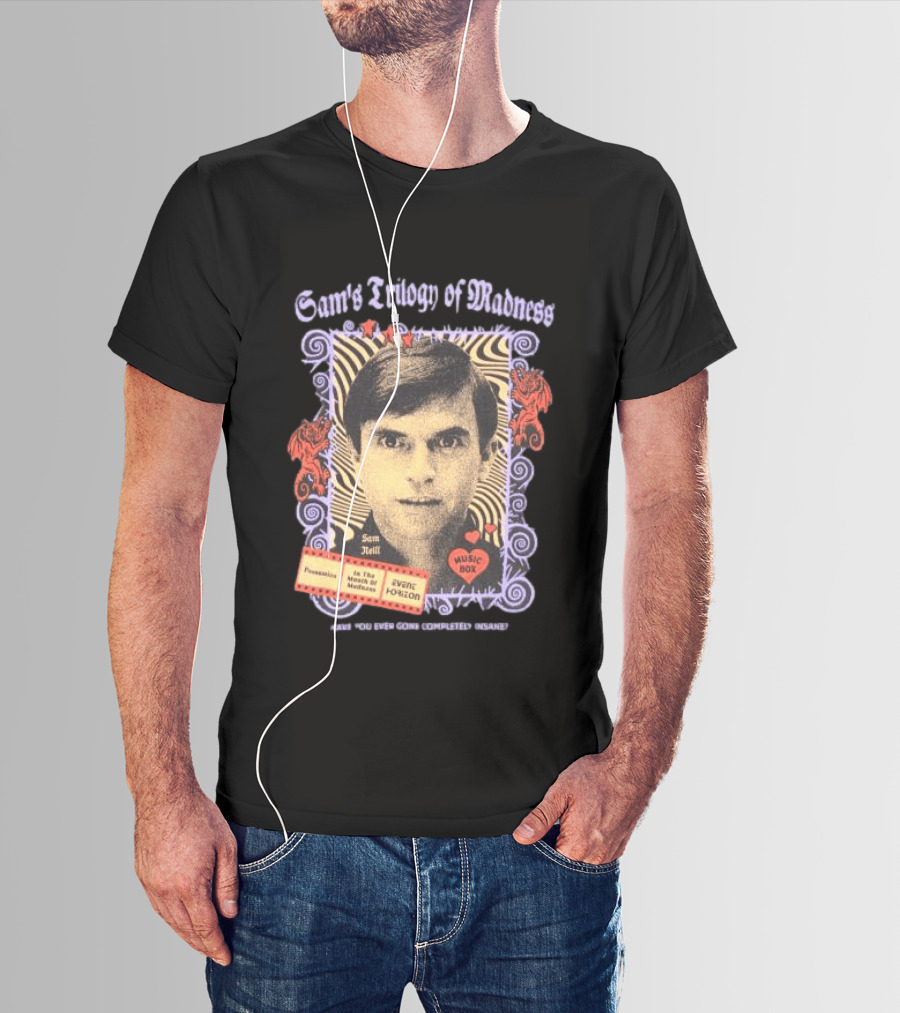 Sam Neill's Trilogy Of Madness Music Box Possession Event Horizon T-Shirt
