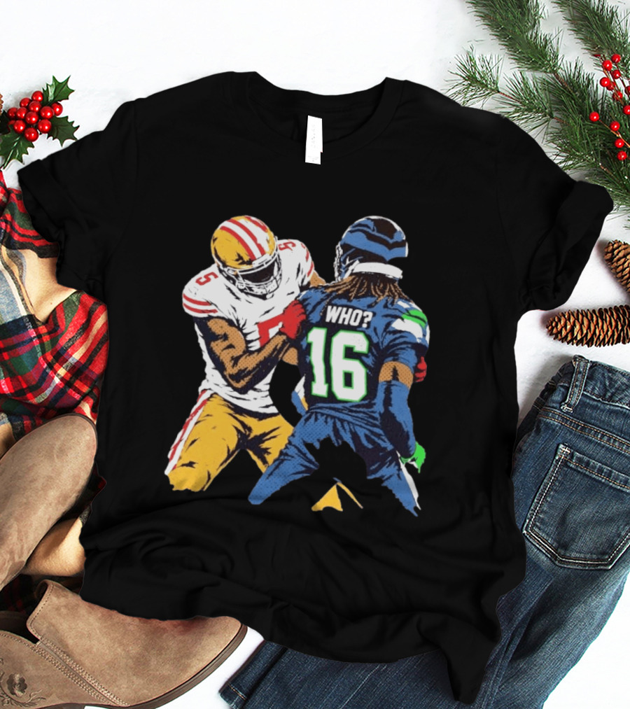 New King Who Dis Football 49ers Vs Seahawks Clash T-Shirt