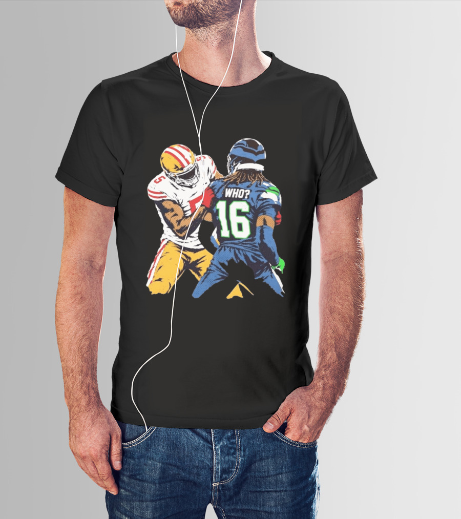 New King Who Dis Football 49ers Vs Seahawks Clash T-Shirt