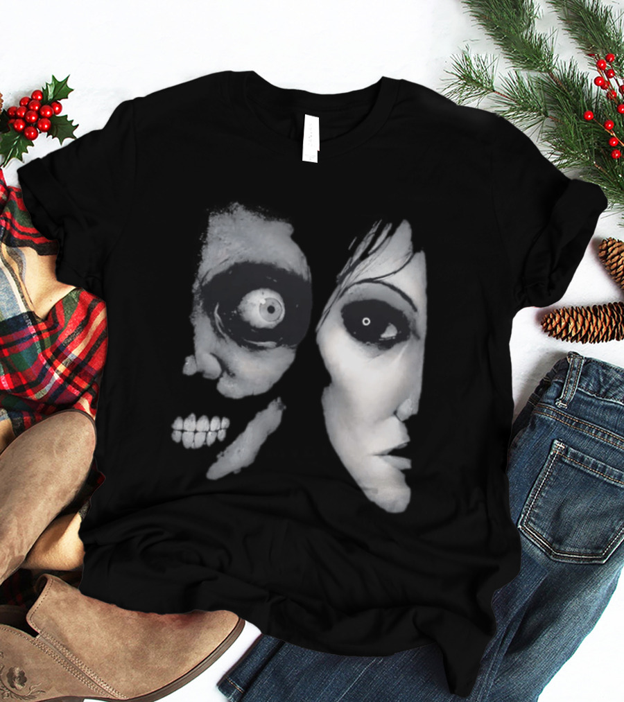 The Painter Halloween 2026 Creepy Face Illusion T-Shirt