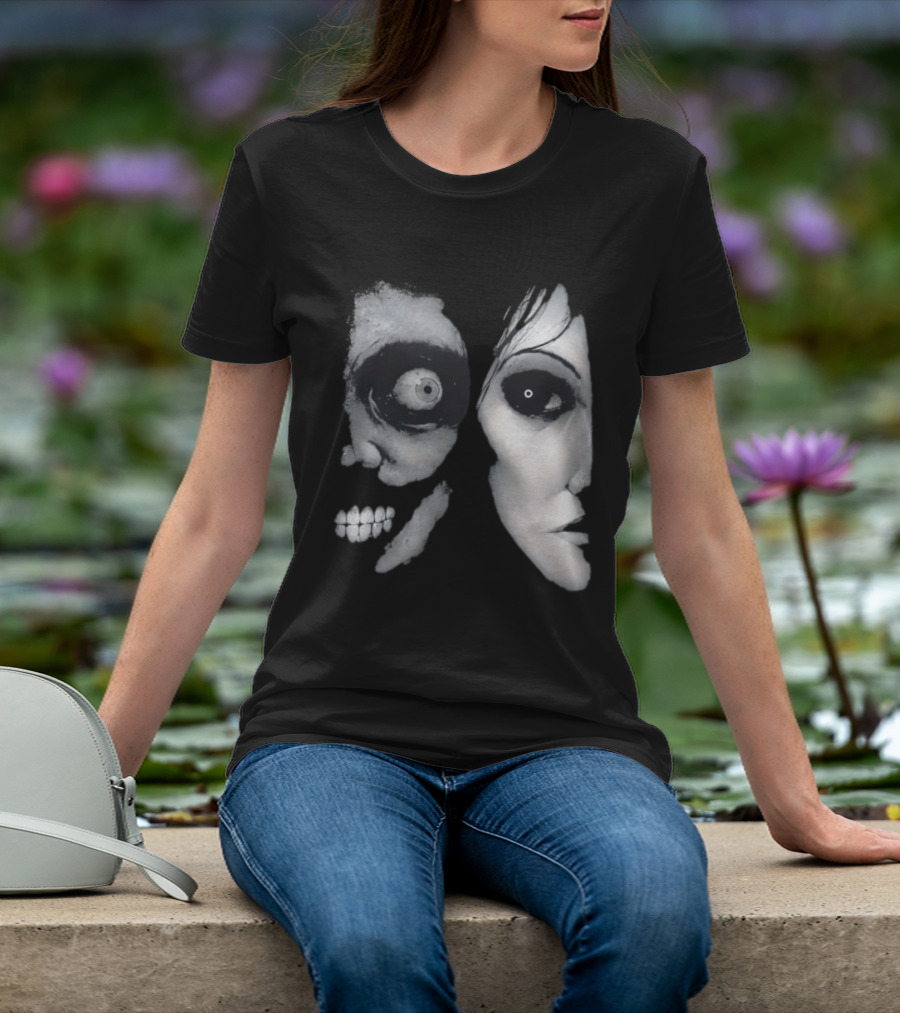 The Painter Halloween 2026 Creepy Face Illusion T-Shirt