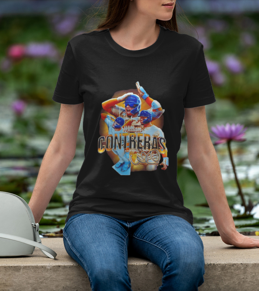 William Contreras Milwaukee Brewers Player Collage 2026 T-Shirt