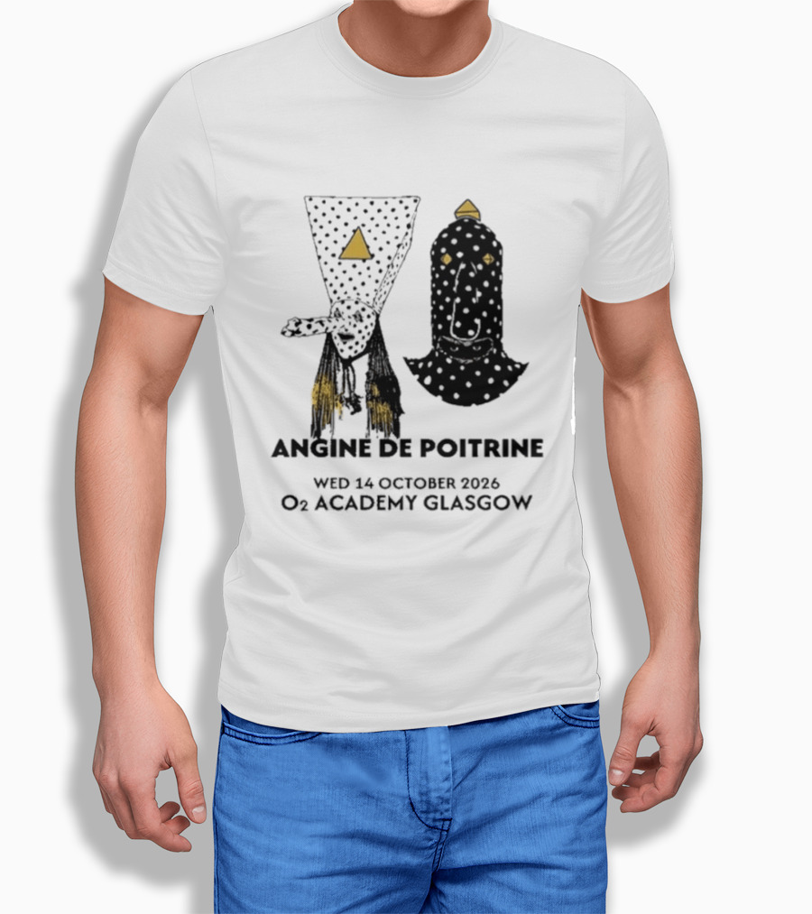 Angine De Poitrine O2 Academy Glasgow October 14 2026 T-Shirt