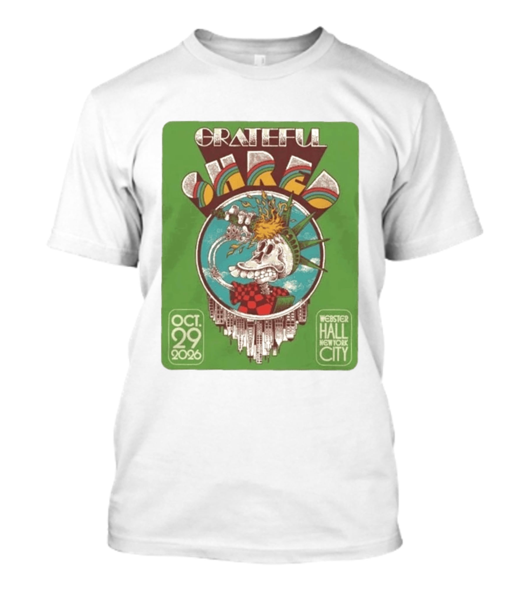 Grateful Shred Webster Hall New York City October 29 2026 Event T-Shirt