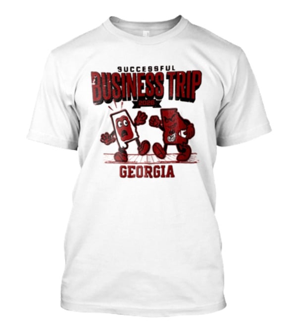 Georgia Bulldogs Successful Business Trip 2026 Football Vs Alabama Crimson Tide T-Shirt