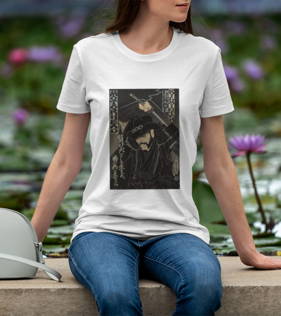 Motorhead Lemmy Kilmister Samurai Japanese T-Shirt