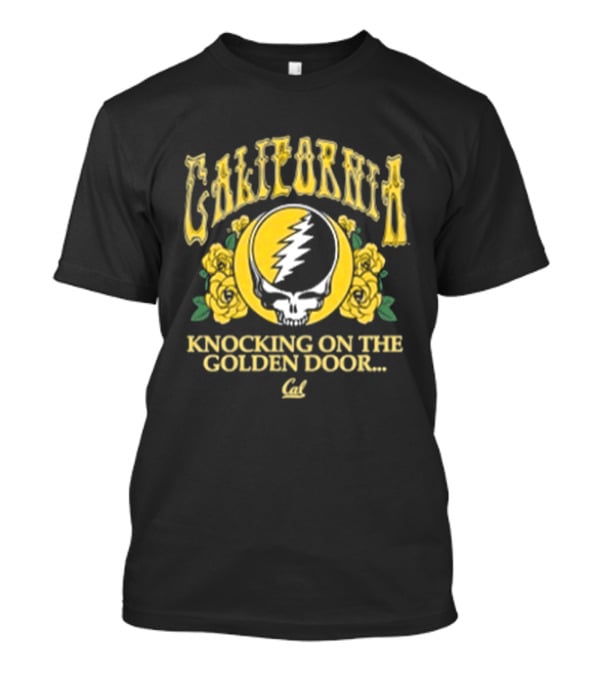 California Knocking On The Golden Door Cal Berkeley Grateful Dead Roses T-Shirt
