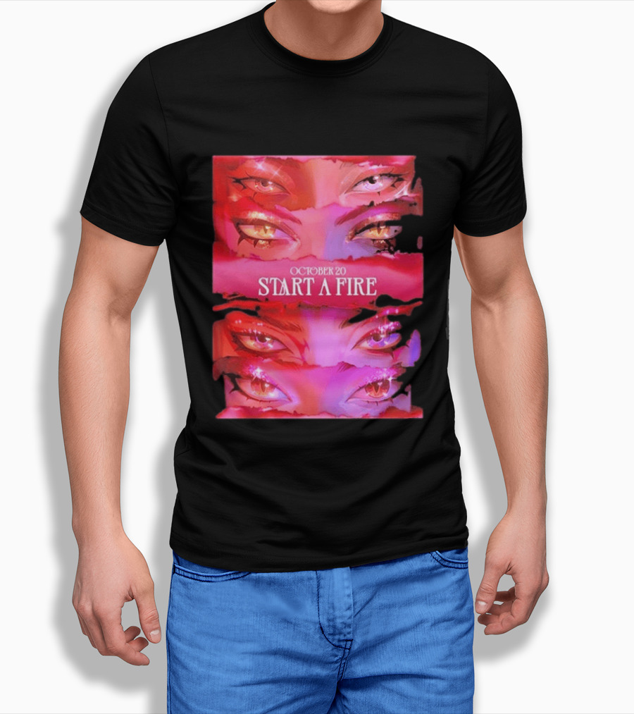 KDA League Of Legends Start A Fire October 20 2026 T-Shirt