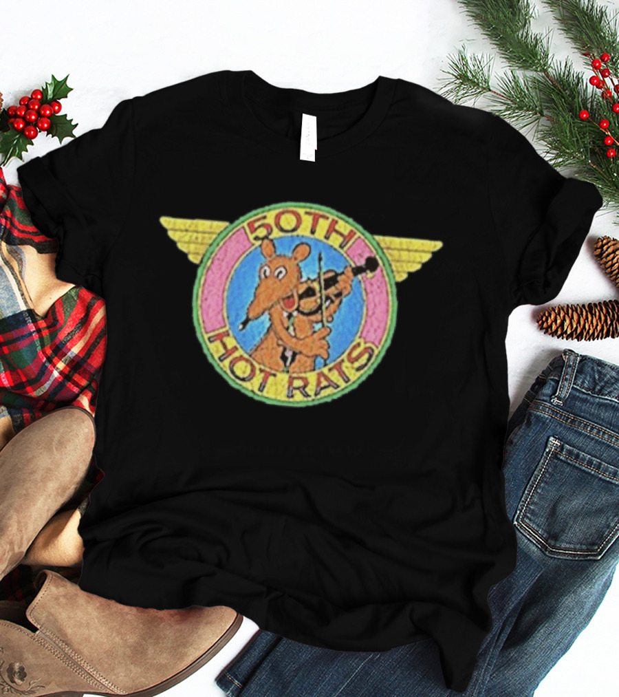 50th Hot Rats Anniversary Winged T-Shirt