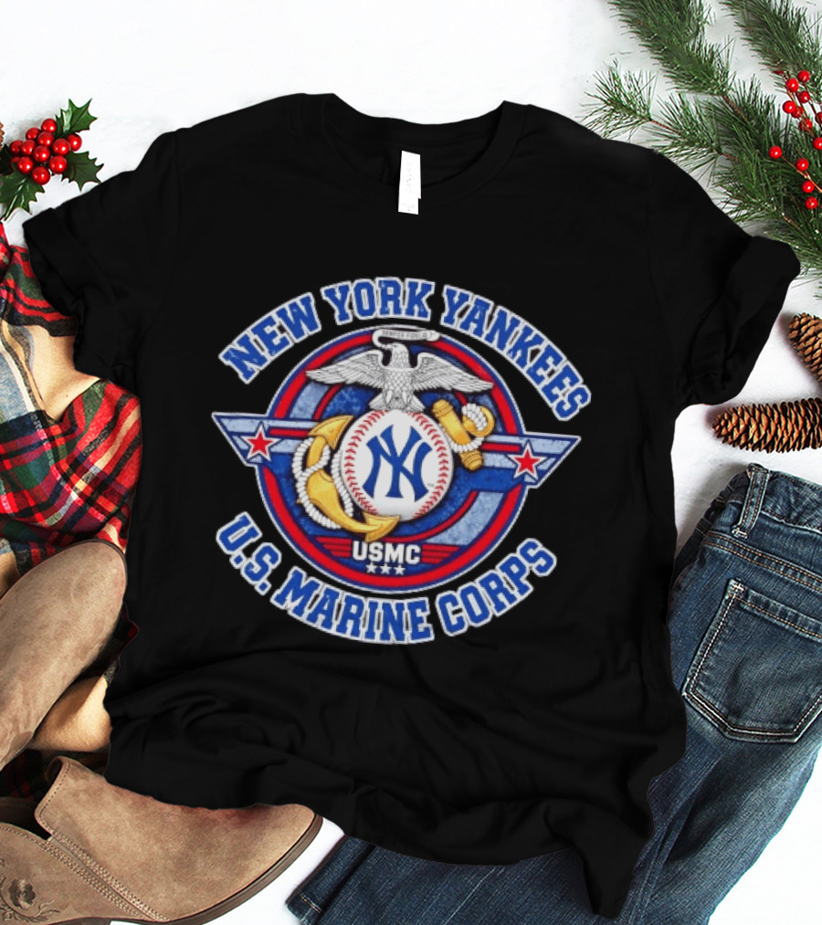 New York Yankees USMC Semper Fidelis T-Shirt