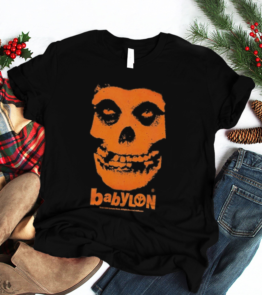 Original Babylon Orange Fiend Skull The Misfits T-Shirt