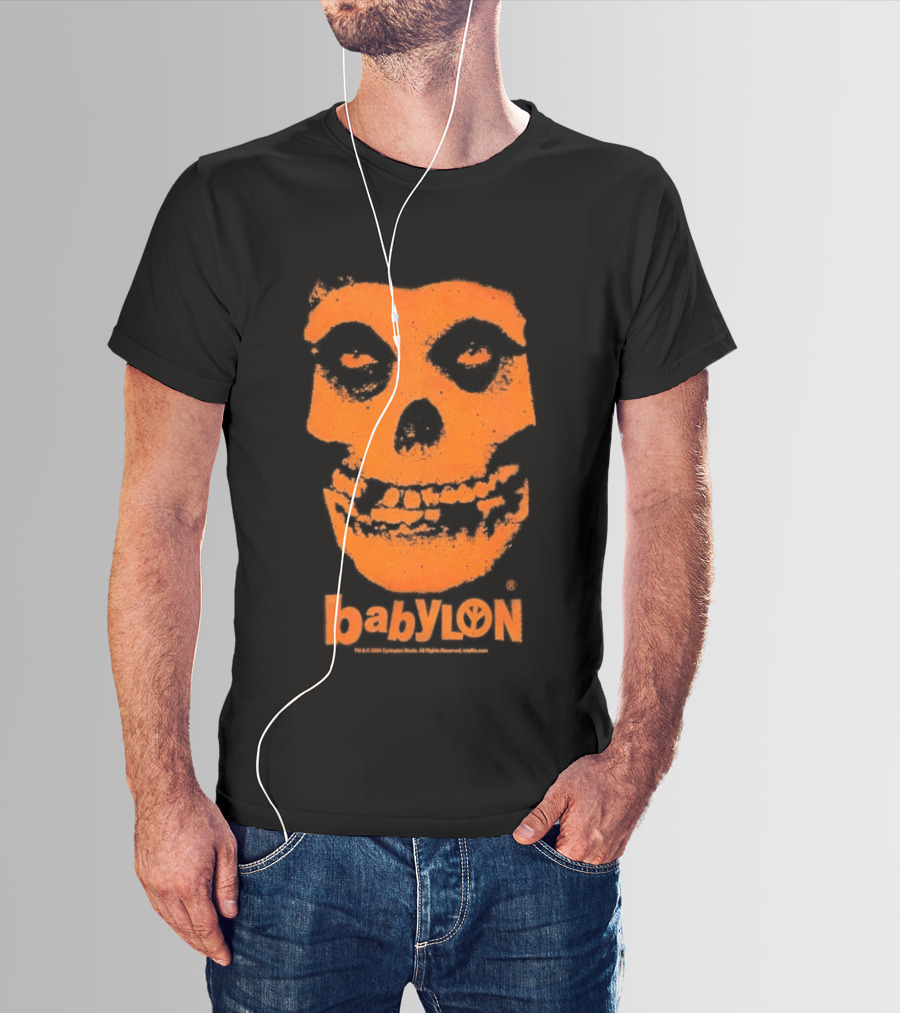 Original Babylon Orange Fiend Skull The Misfits T-Shirt