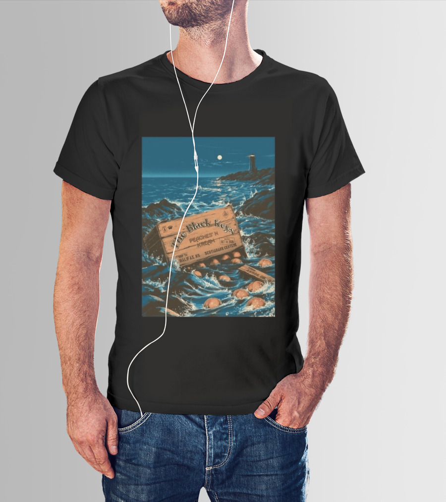 The Black Keys Peaches N Kream 2026 Halifax Concert Oct 14 Scotiabank Centre T-Shirt