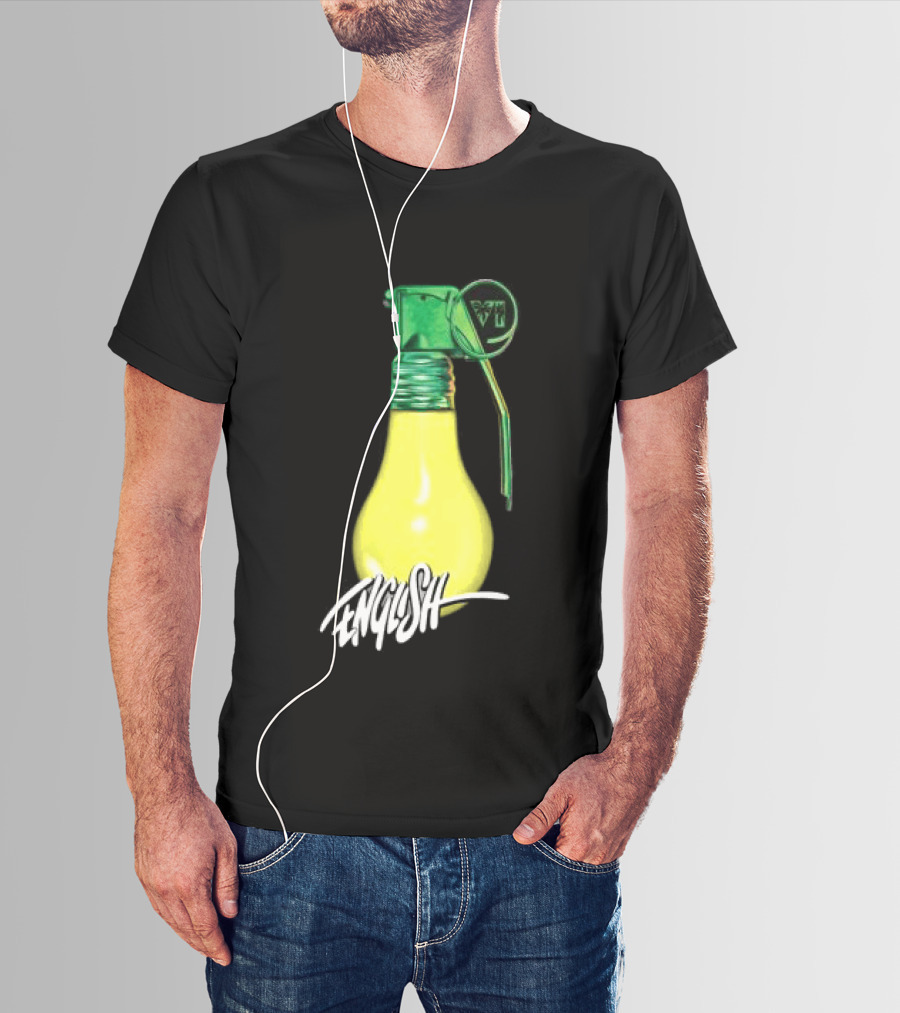 Wynwood Walls Store Ron English Light Bulb Grenade T-Shirt